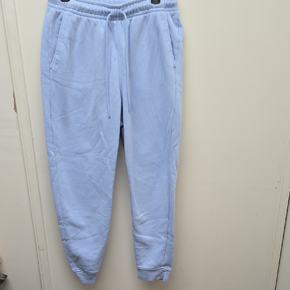KE Jordan Brooklyn Fleece Men's Sweatpants - Blue/White - Size M